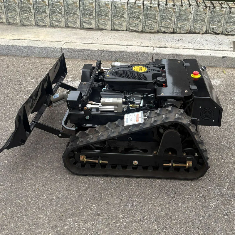 Customized lawnmower, garden lawn farm fully automatic remote control tracked lawnmower, grass shredder.