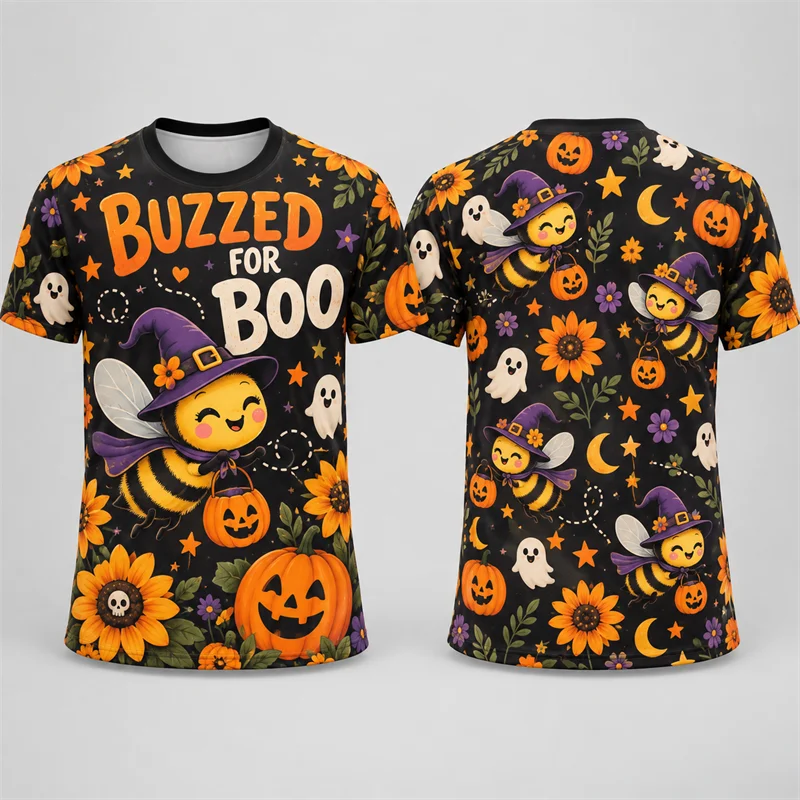 Cute Halloween Animal 3D Print T Shirt Men Women Chameleon Corgi Flamingo Koala Goat Penguin Hamster Owl Short Sleeve Party Tees
