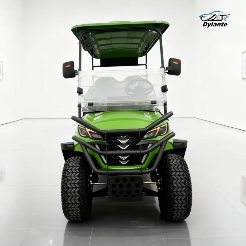 Hot Selling New 4KW Off-Road Vehicle 72V Lead-Acid Maintenance-Free Battery Adult 6 Seater 4 Wheel Beach Electric Golf Cart
