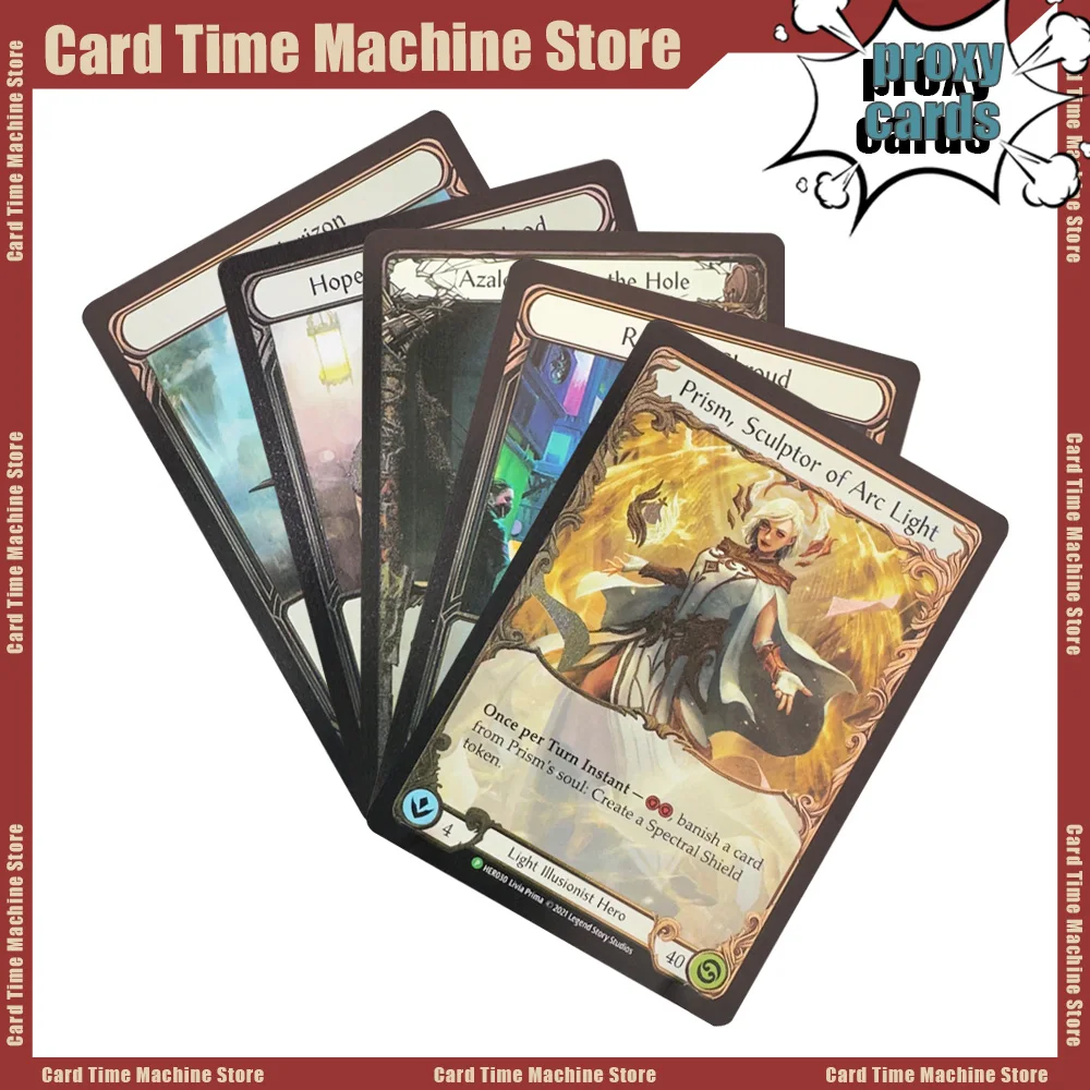 

Прокси-карта Flesh and Blood FOIL для развлекательных игр FAB Prism Sculptor of Arc Light Perch Grapplers Коллекция карт Игрушка в подарок