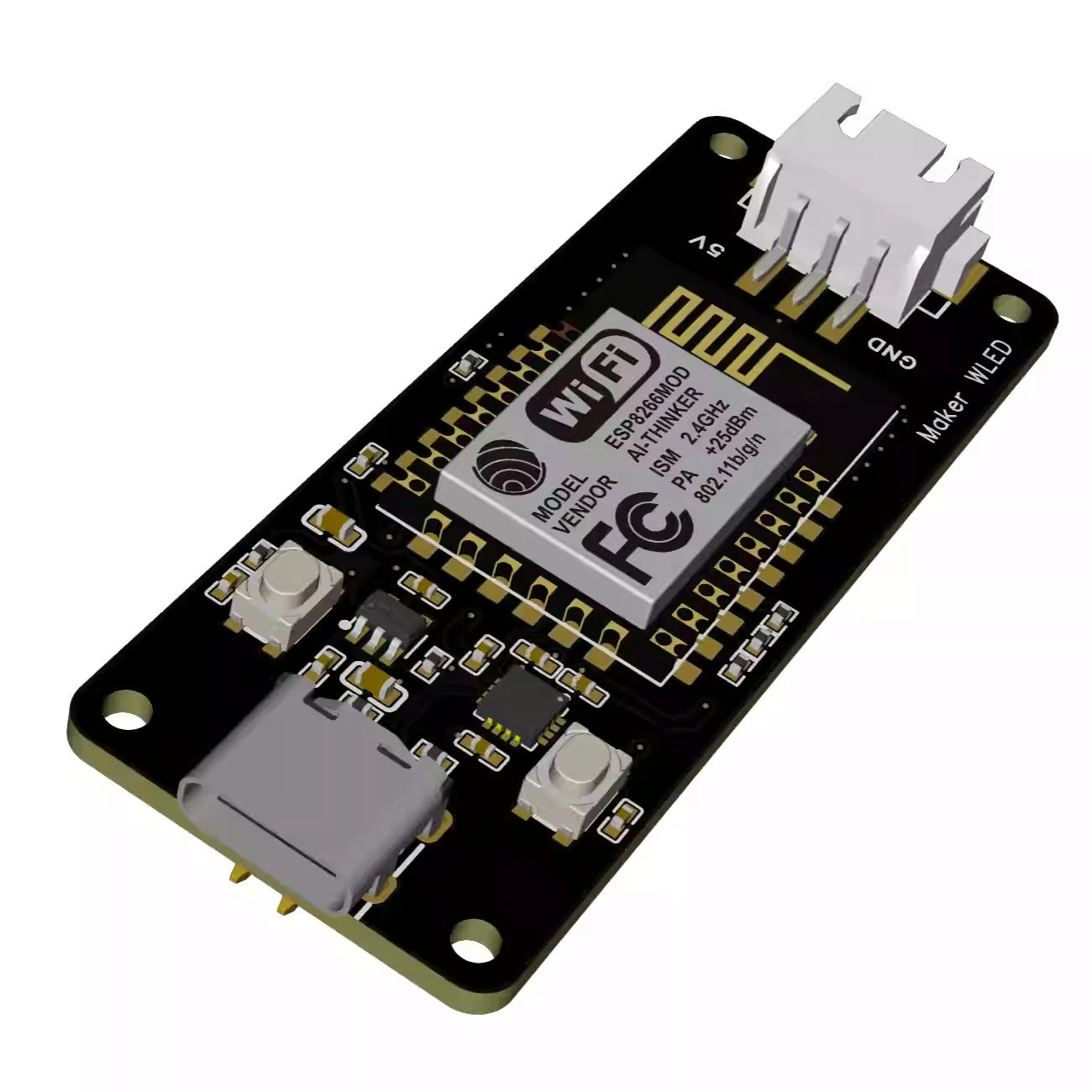 WLED controller module, WLED controller, chassis ambient light WIFI controller ESP8266