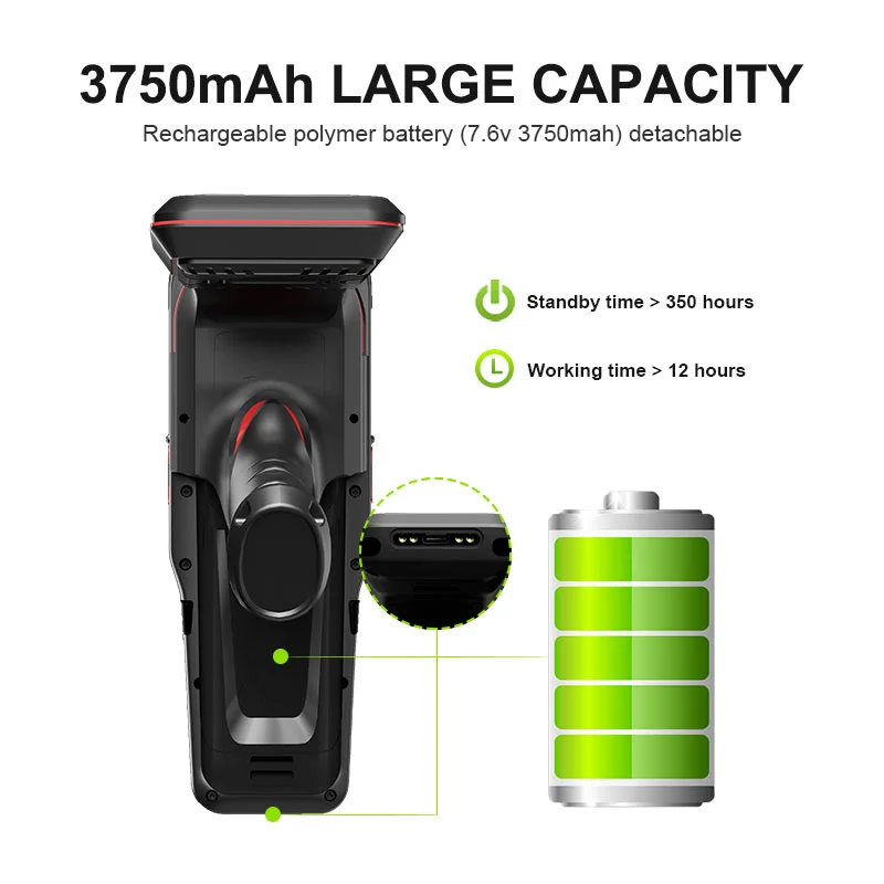 Android 13 Inventory Logistic PDA Device Management Handle UHF RFID 4G WIFI Portable Pda 2D bar Code Scanner