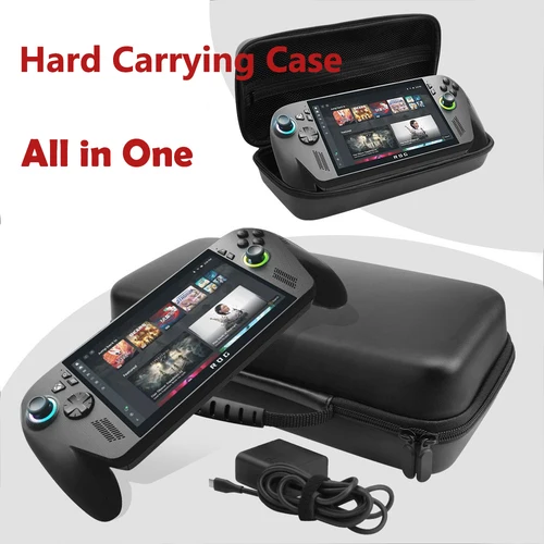 Imagen 2 del producto Estuche de transporte todo en uno para ROG Xbox ally X, bolsa de viaje Protector de pantalla funda protectora accesorios de agarre para pulgar Kit de almacenamiento