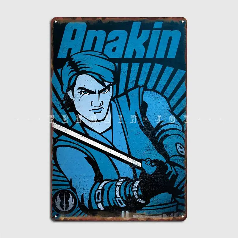 Anakin Metal Plaque Poster Wall Mural Club Bar Retro Wall Decor Tin Sign Poster