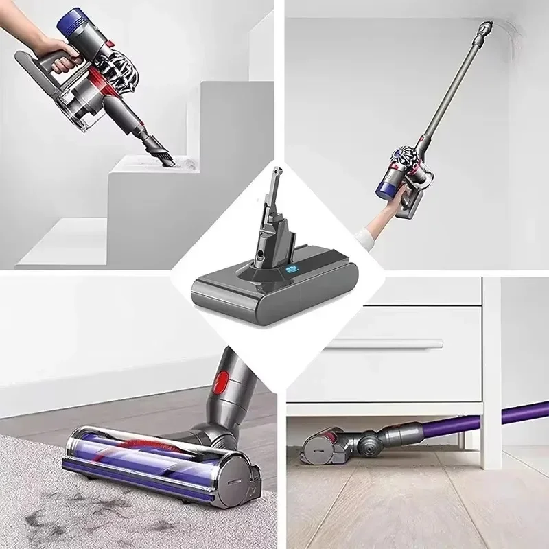 Voor Dyson 12800mAh/9800mAh/12800mAh V8 21.6 Volt Lithium batterij Stofzuiger Batterij Oplaadbare Power tool Batterij