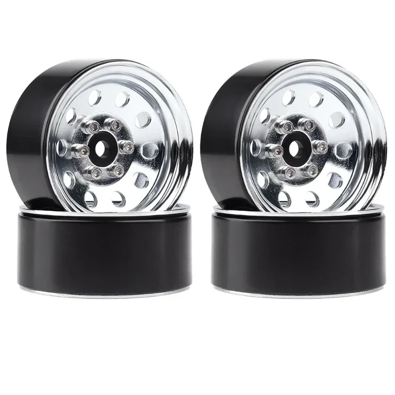 

4PCS Metal 1.9" Beadlock Wheel Rims 3 Style for 1:10 RC Crawler Car Axial SCX10 90046 TRX4 Redcat GEN8