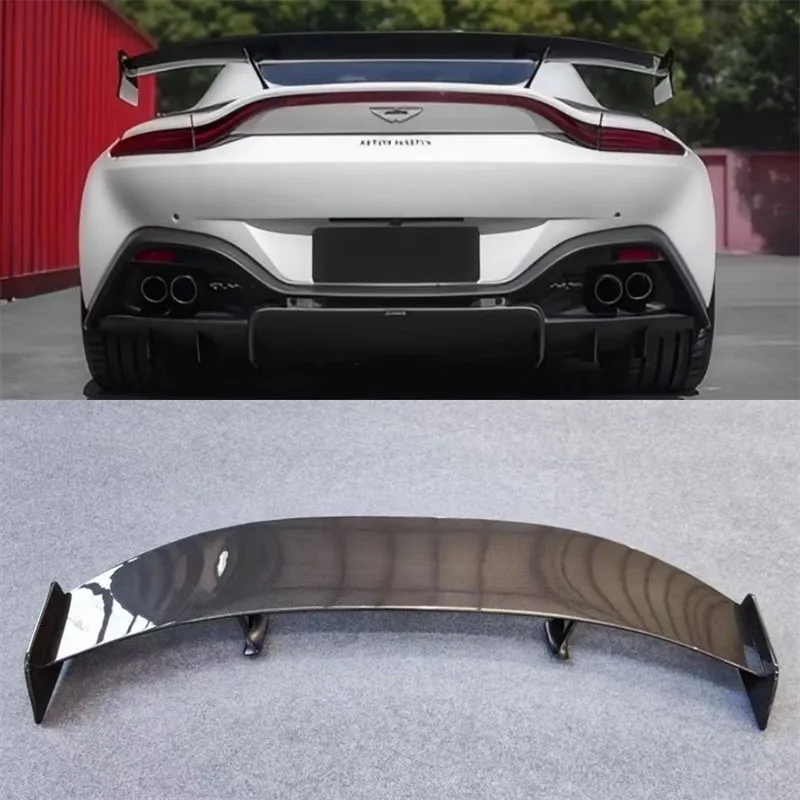 

Для Aston Martin Vantage настоящее сухое хвостовое крыло из углеродного волокна, крыло заднего багажника, автомобильные аксессуары, комплект спойлера для ремонта украшения