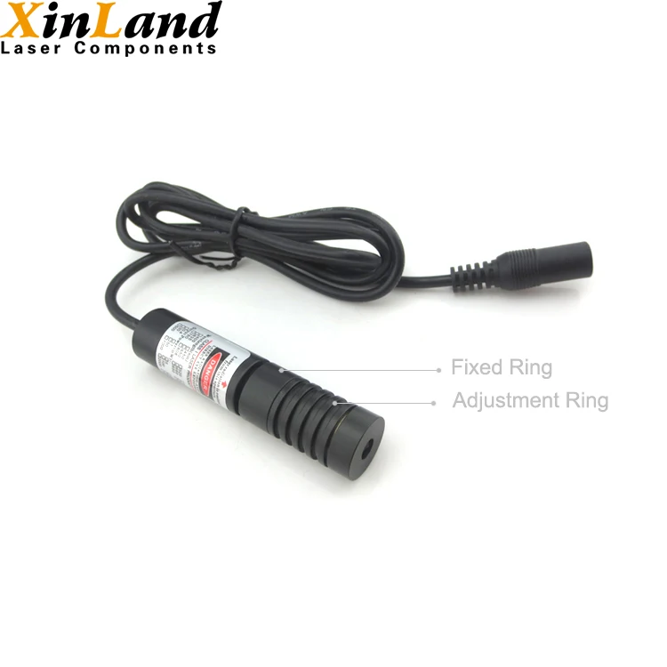 Pinwheel Laser Light DOE Grating Lens 650nm Red Laser Adjustable Focal for Machine Vision