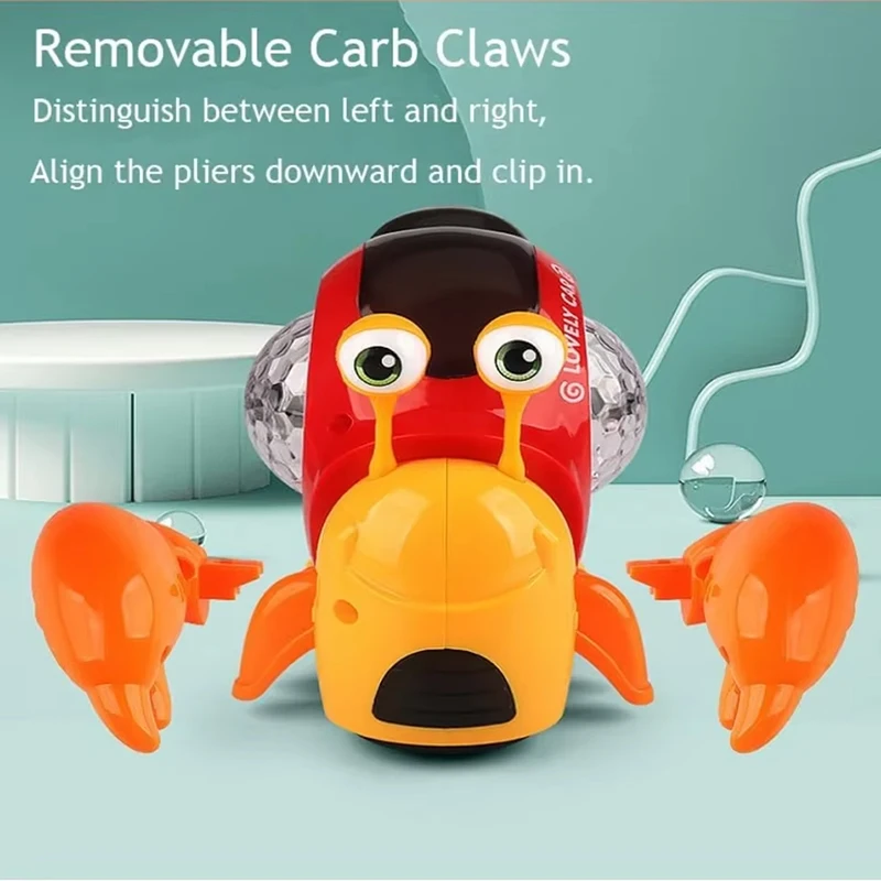 لعبة ألغاز كهربائية عالمية للأطفال على شكل حلزون هرميت وموسيقى خفيفة قابلة للفصل، لعبة تعليمية مبكرة بدون بطارية