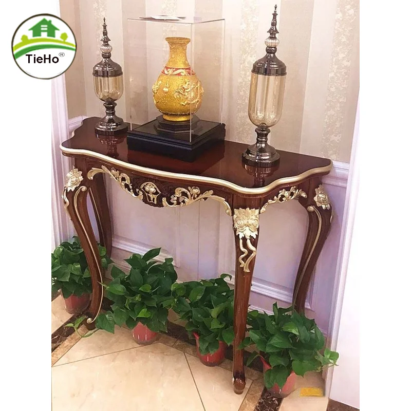 Living Room Luxury Retro Console Table Entrance Household Vintage Console Table Hallway Simple Long Side Table Home Furniture