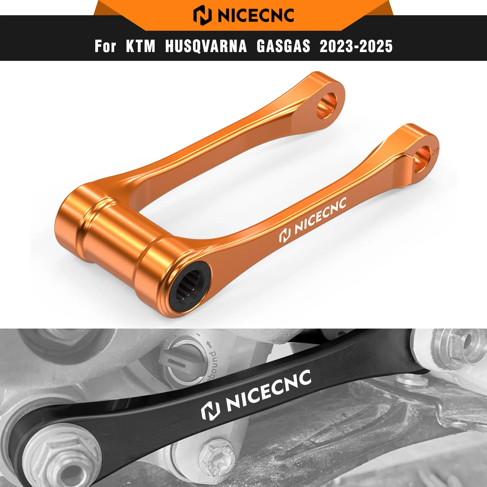 

For KTM SX 125 SX 250 SX-F 350 SX-F 450 XC-F 350 2025 Rear Suspension Lowering Link Lower 1.5" For Husqvarna TE 300 GasGas EC300