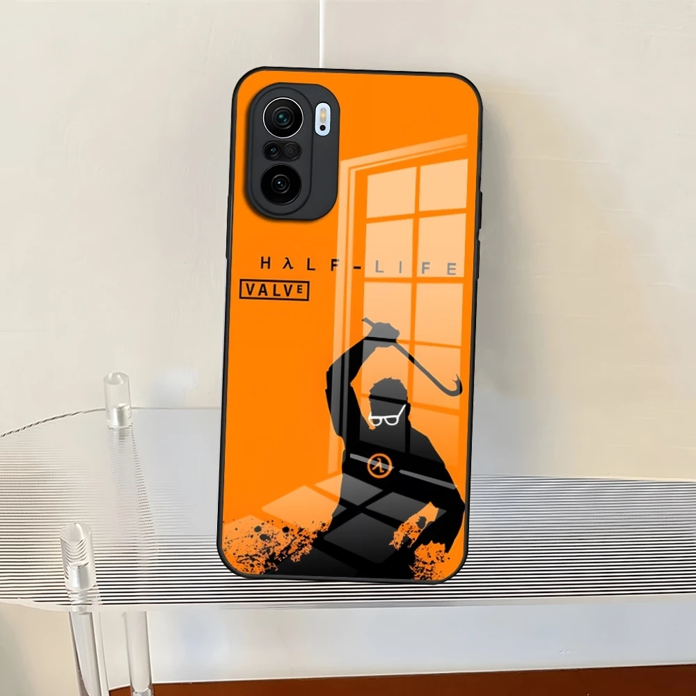 Half Life Game Handy hülle für Redmi 13 12 13c 12c Note 13 Pro Plus 11 12 Pro 10 12s 11s Rückseite aus gehärtetem Glas