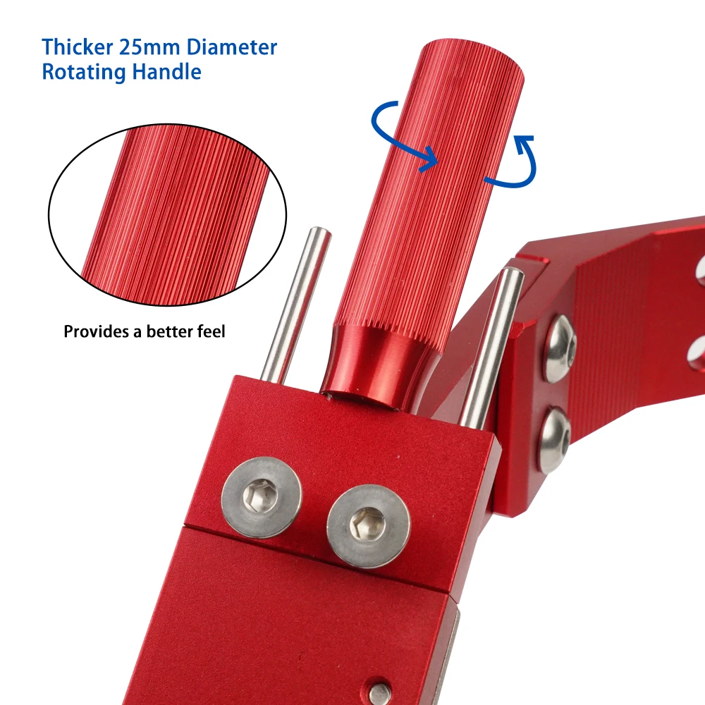 Lawn Mower Blade Sharpener 15°-45° Adjustable Frame with Ball Bearing Handle Angle Grinder For Right & Left Hand Blades