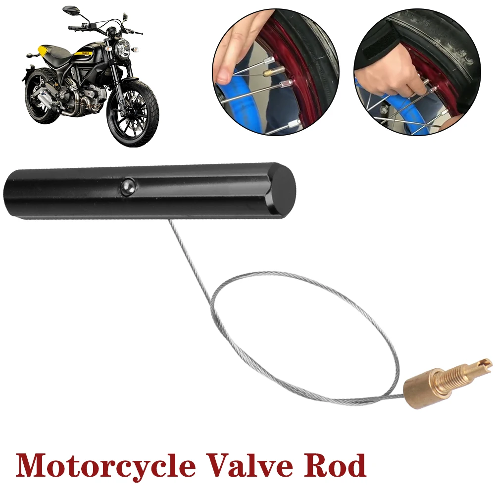 Extractor de válvula de aire para cambio de neumáticos, herramienta de reparación de neumáticos, extractor de vástago de válvula de neumático, accesorios para motocicleta