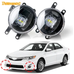 2 Pcs 30W H11 Car Front Bumper LED Fog Light Daylight Accessories For Toyota Camry 2007 2008 2009 2010 2011 2012 2013 2014 2015