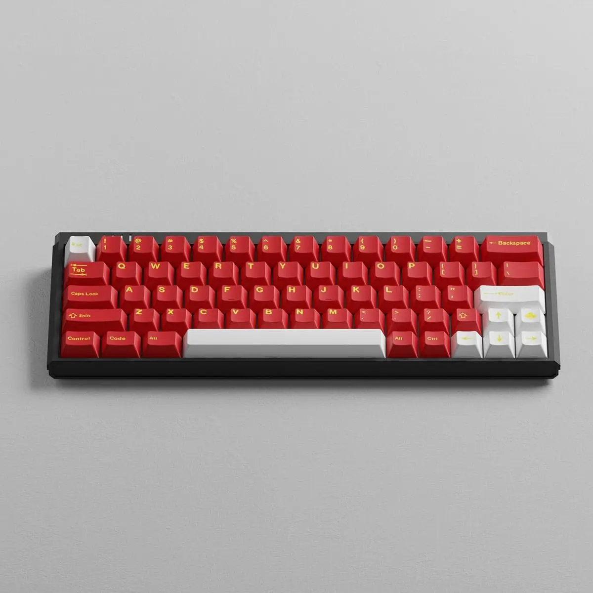 

ZONGJI 163-Key Wireless Mechanical Keyboard with Two-Color Ape/Classic Red/Niter Keycaps ABS Original Wooting Keyboard