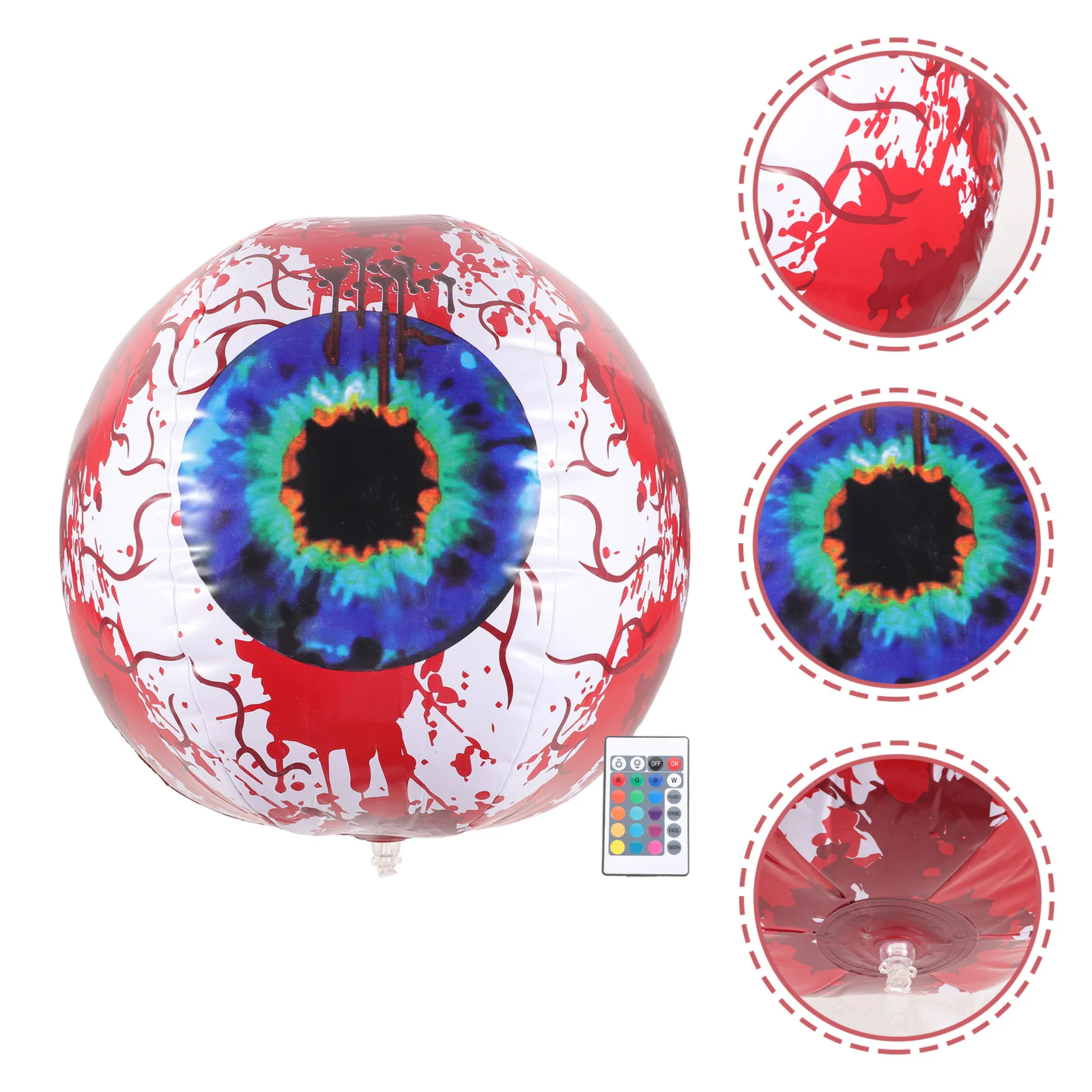 

Надувное глазное яблоко, светодиодный светильник, декор для Хэллоуина, уличное украшение для бассейна, товары для Хэллоуина, праздничные принадлежности