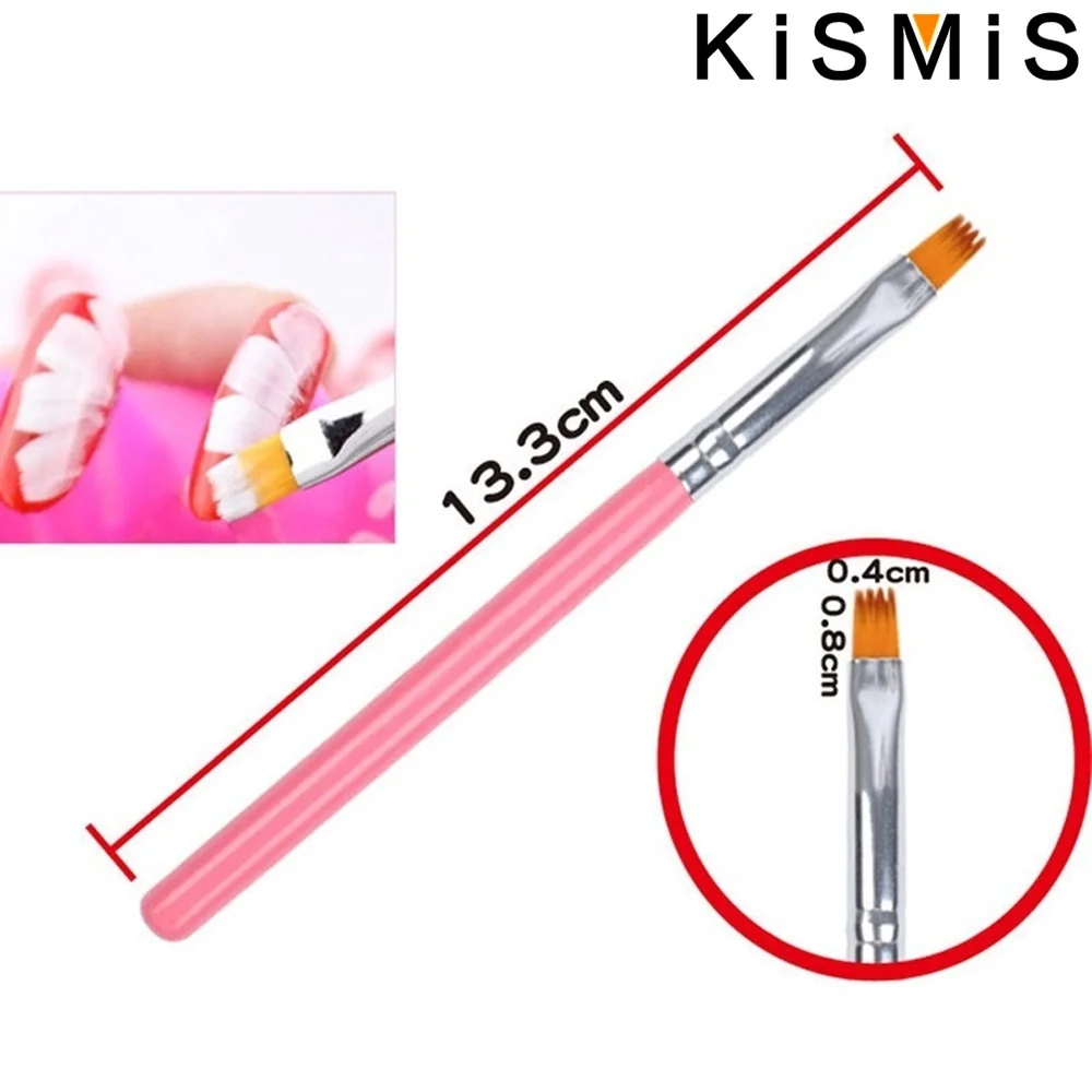 KISMIS 8 قطعة مسمار الفن بتلات اللوحة القلم اللوحة الرسم لتصميم مانيكير فرشاة هلام مسمار فرشاة فنية القلم Stonego مسمار أداة فنية #4