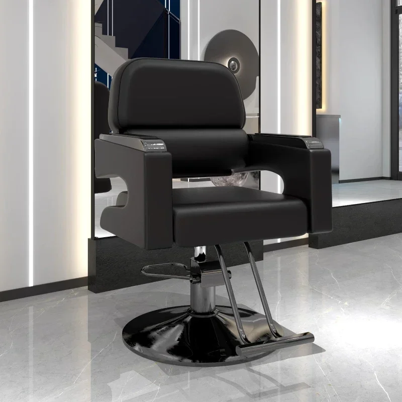 

Металлические парикмахерские стулья для окрашивания волос, поворотные стулья для макияжа, маникюра, парикмахерские кресла, регулируемая коммерческая мебель Poltrona Barbiere Lslfy