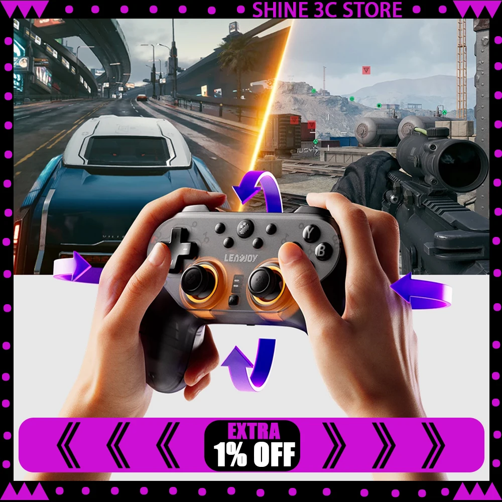leadjoy-saber-plus-gamepad-3mode-wireless-gaming-controller-tmr-joystick-hall-effect-trigger-1000hz-gamepads-for-ns-pc-ps4-phone