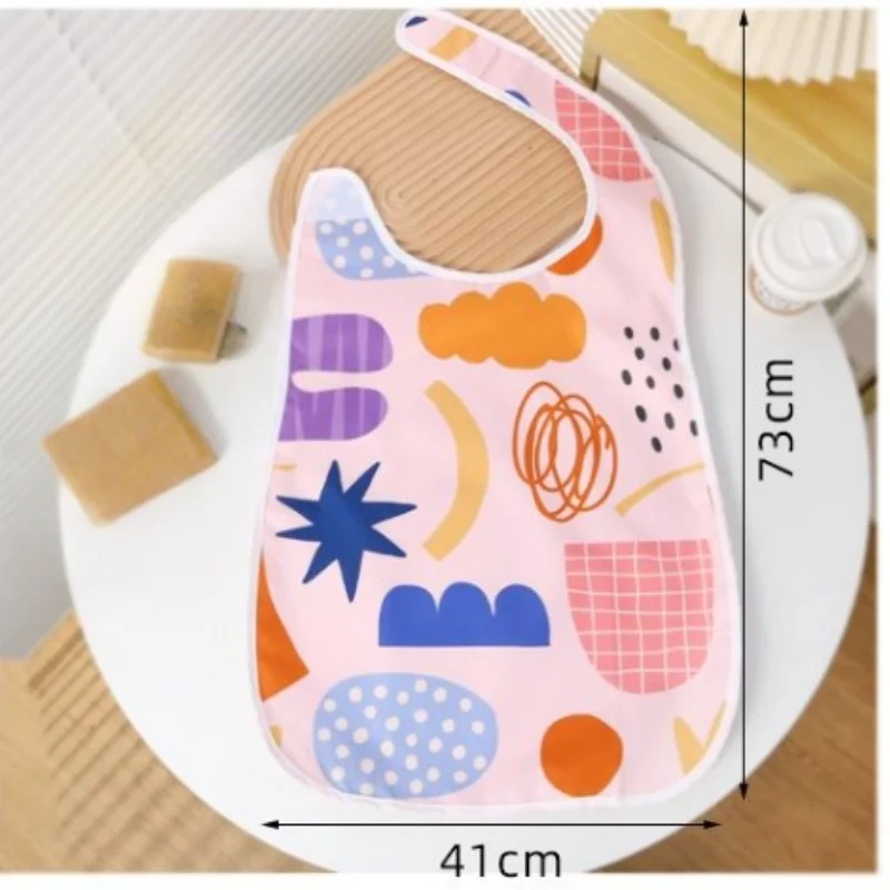 Large Size Unisex Couple Personality Bib DDLG Role-play Party Adult Baby Waterproof Oil-proof Reusable Dining Bib ABDL Gift