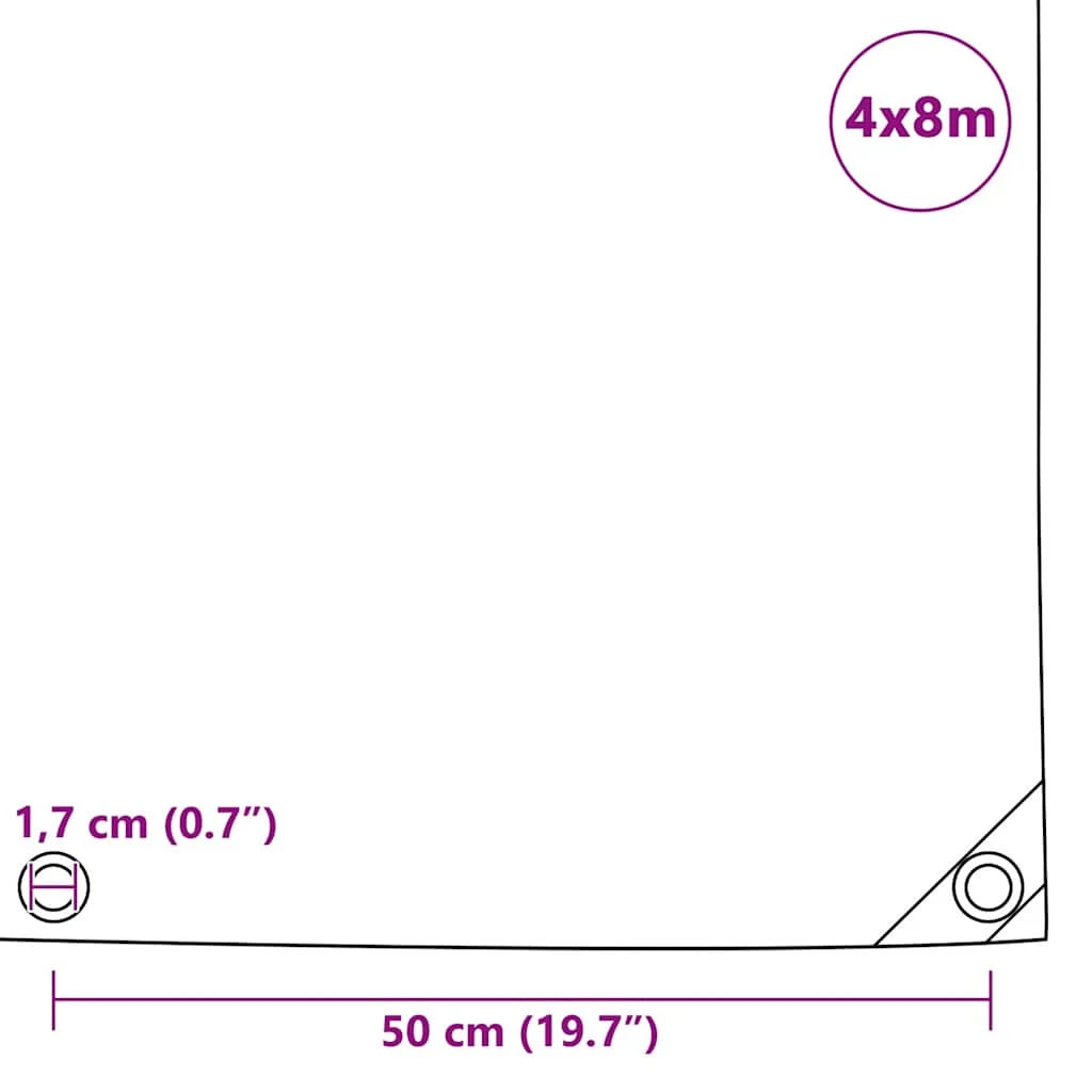 Bild 7: Plandeka 650 g/m², 4 x 8 m