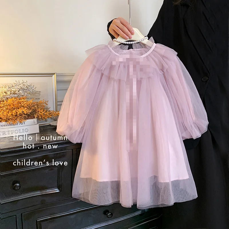 2026 Fall Girls Dress New Baby Super Fairy Stylish Princess Dress Kids Little Girl Forest Style Skirt
