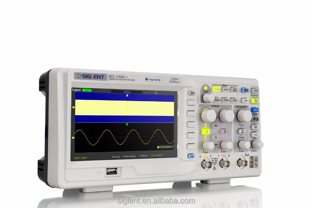 Siglent SDS1052DL+, 50 MHz digital oscilloscope,