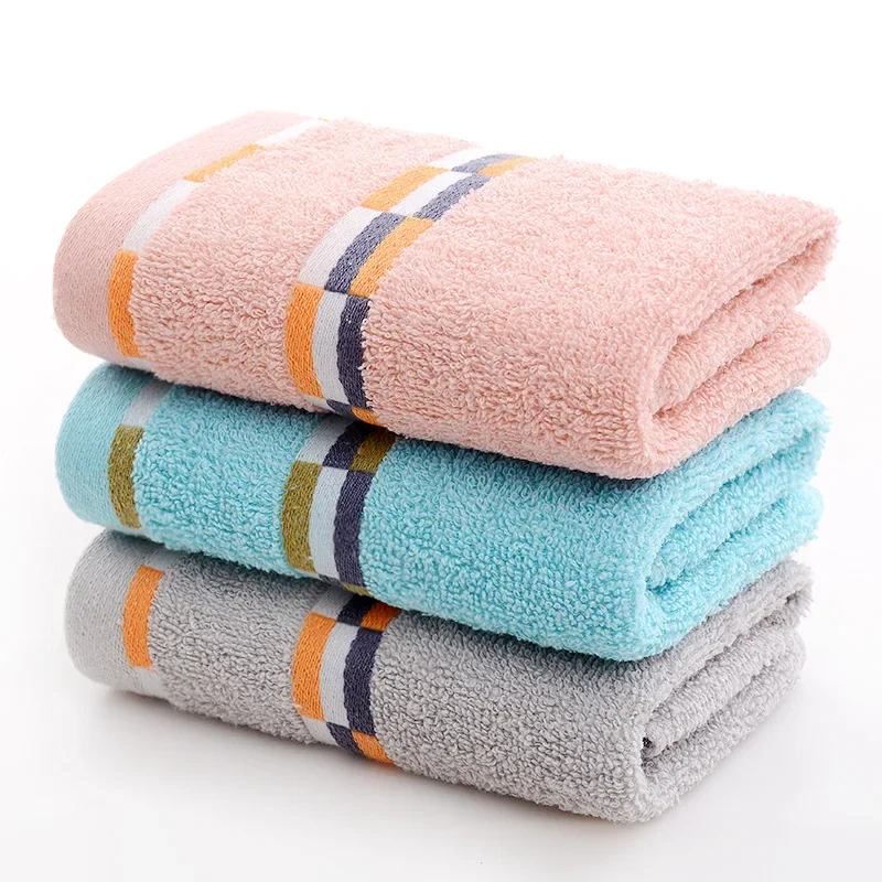 1PC Cotton Towel, Soft and Absorbent, Does Not Shed Hair or Color, Suitable for Household Use