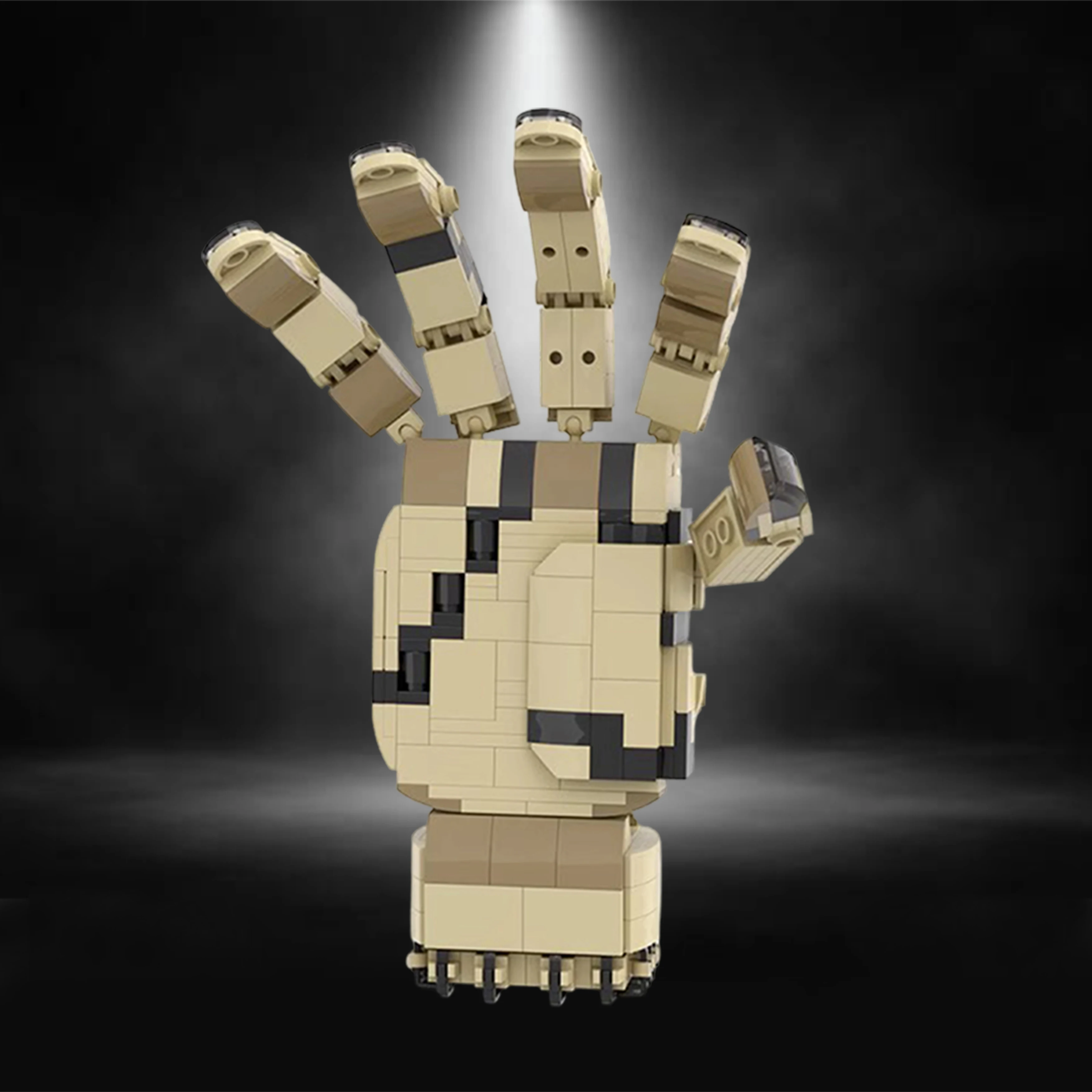 Kit de modelo de mano MOC Thing, serie de terror creativa, juguete de bloques de construcción para tratar usted mismo con un regalo de Navidad, 413 Uds.