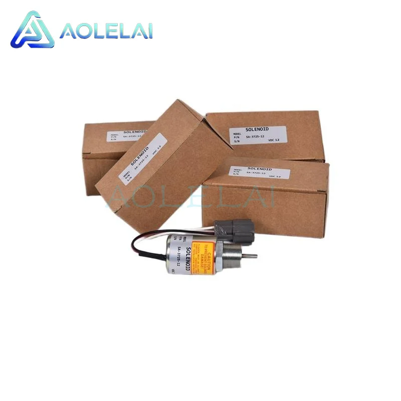 30A87-00040 12V SA-3725-12 Fuel Shutoff Solenoid For Mitsubishi S3L2 S4L2 L2E L3E ENGINE