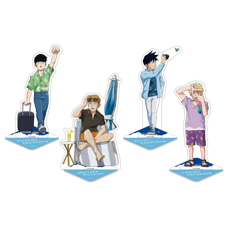 

Game Reigen Arataka Ritsu Kageyama Shigeo Acrylic Stand Doll Anime Hanazawa Teruki Figure Model Plate Cosplay Toy for Gift