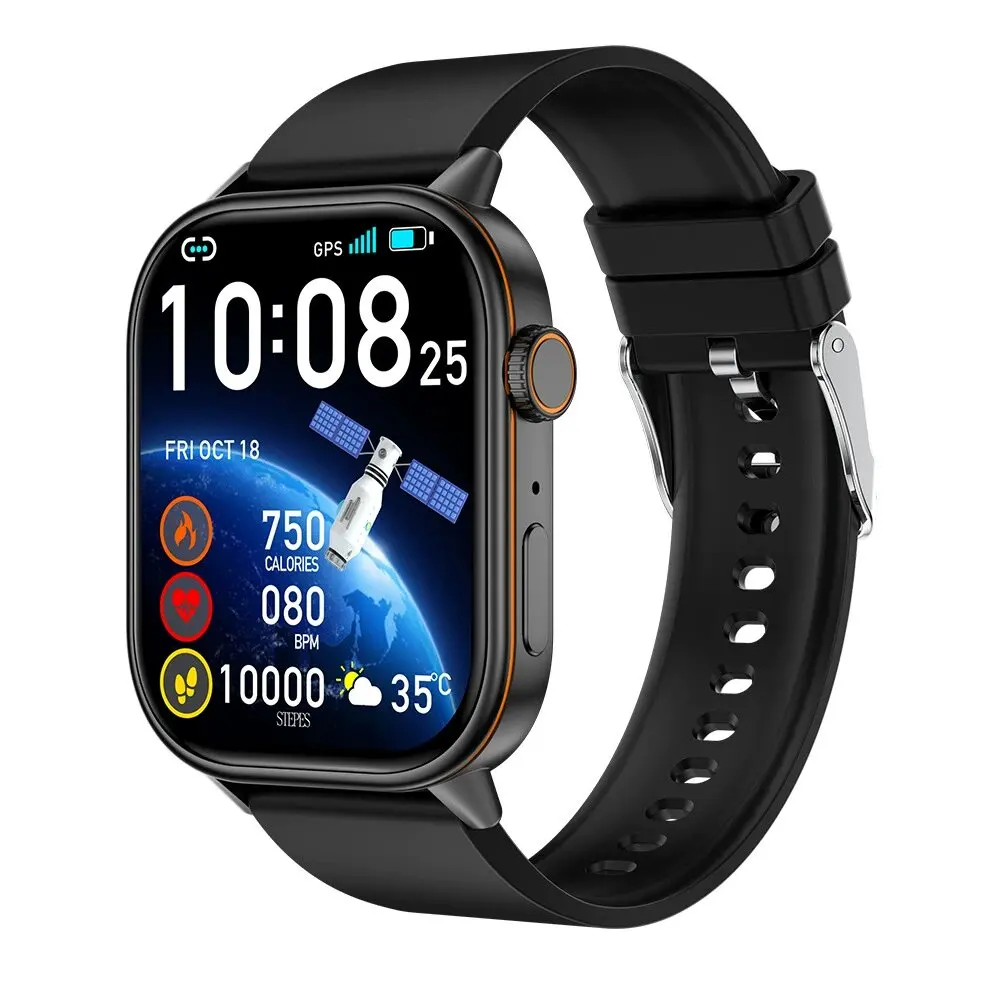 

Смарт-часы 2026 для Android и iOS, GPS, для женщин, с HD-экраном 2,01 дюйма, измерением пульса, Bluetooth-звонками, компасом, водонепроницаемость IP68, для мужчин