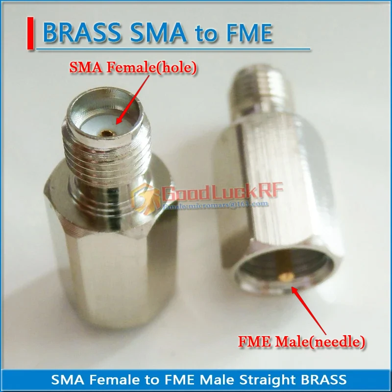 FME Male to SMA Female Straight FME Female to SMA Male Gold Plated SMA Female to FME Female Copper RF Connector Adapter Socket