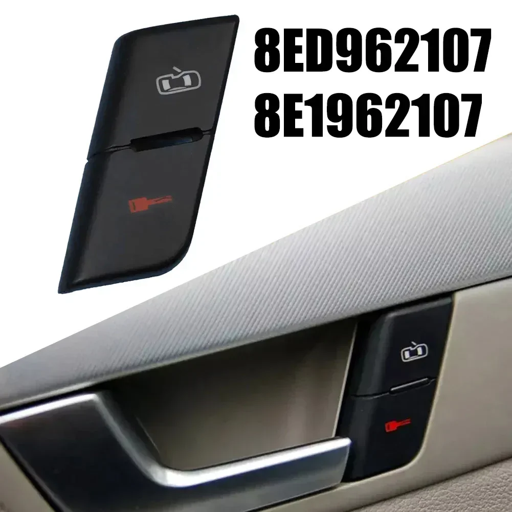 Car Front Left Door Lock Unlock Switch Button Cover 8E1962107 For B6 B7 A4 2001-2008 8ED962107 Auto Interior Accessories