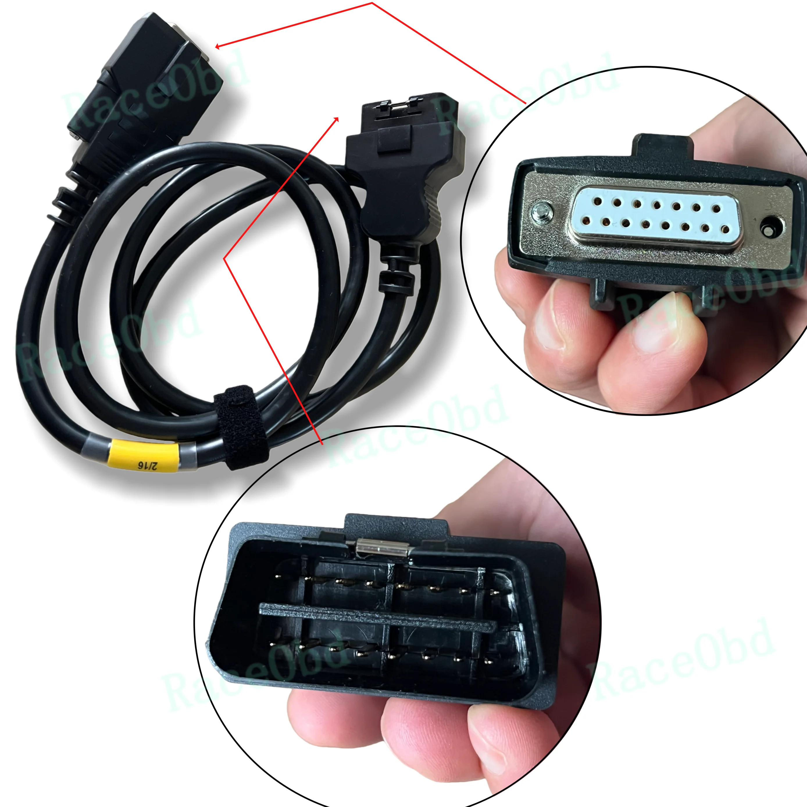 Car OBDII Cable For BMW ICOM NEXT A3 Wifi Next Diagnostic Interface Main Cable OBD2 16pin to 15pin Coding Connect