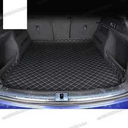 leather car trunk mat cargo liner rear boot luggage cushion for audi q5 2017 2018 2019 2020 2021 2022 sportback suv accessories