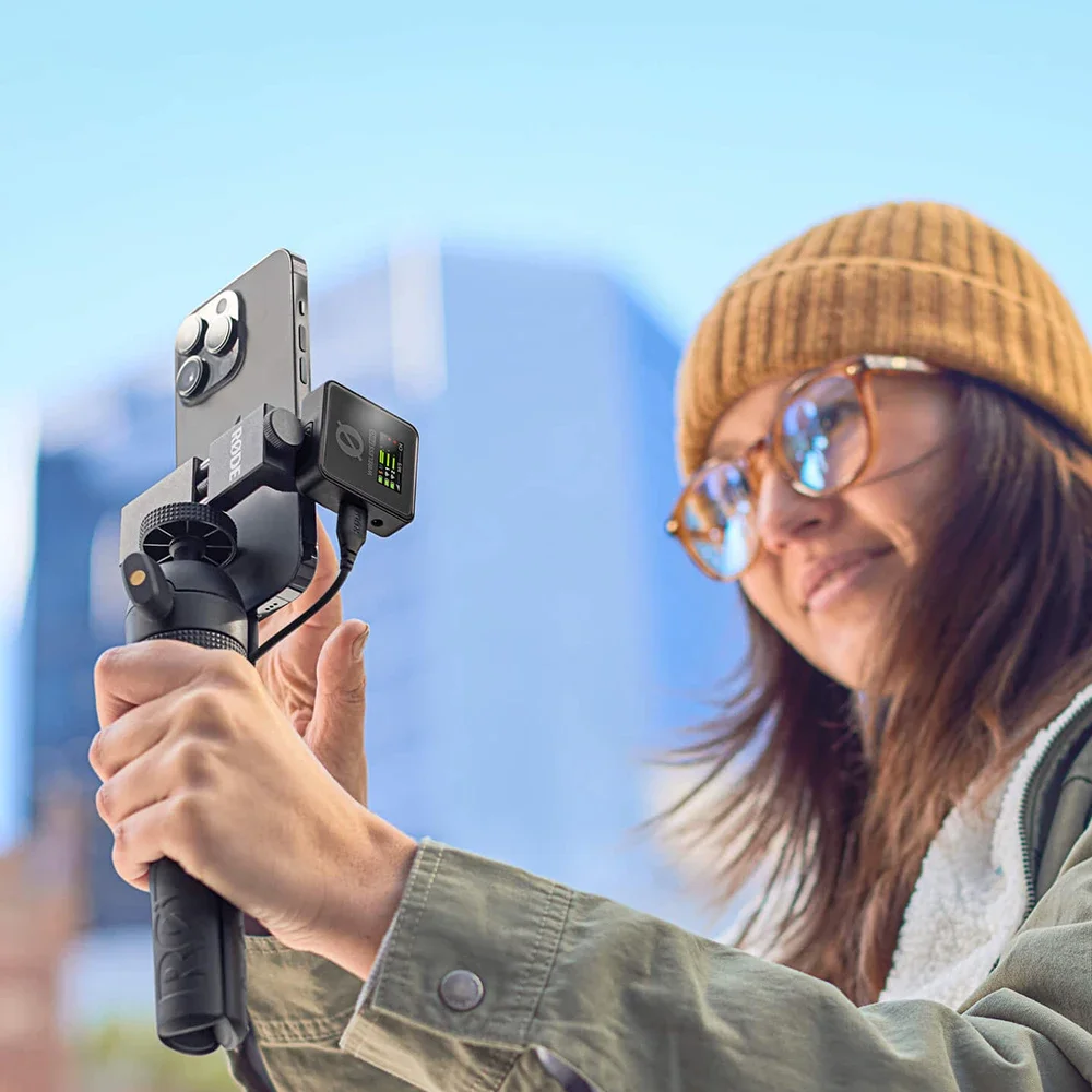 RODE Wireless Microphone PRO Zweikanaliges GainAssist Timecode Sync Kompaktes System mit intelligentem Ladekoffer