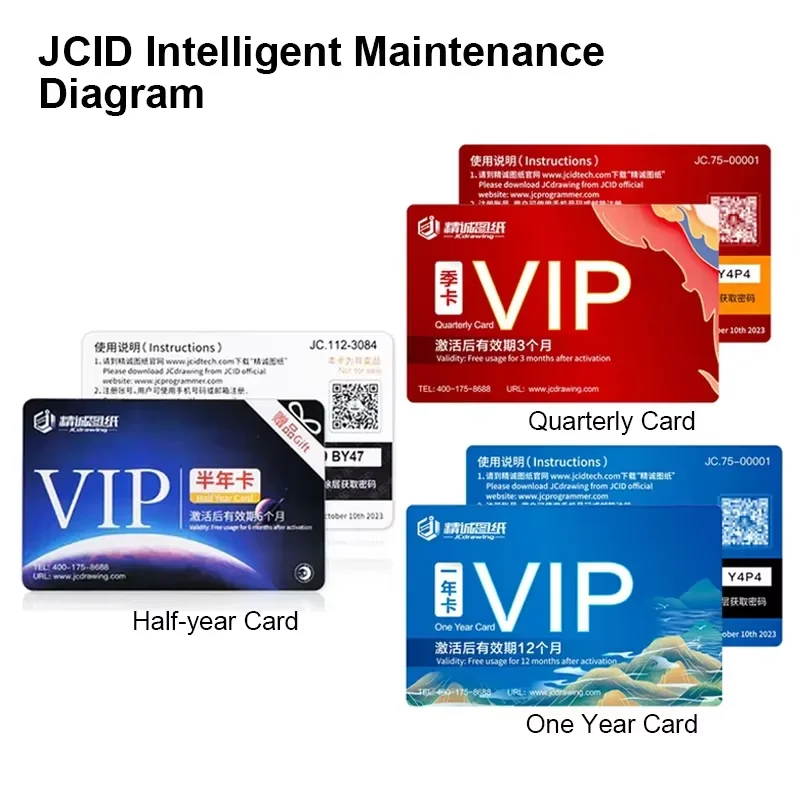 JCID JC Schematic Diagram Bitmap VIP Season/Year Card for IP Android HUAWEI Pad Phone Repair Render Vector Diagram Test Drawing