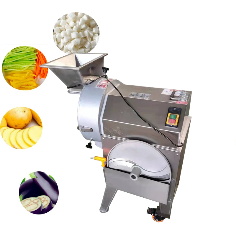 

Multi-function Automatic Root Vegetable Cutter Cutting Machine Electric Potato Carrot Shred Slicer