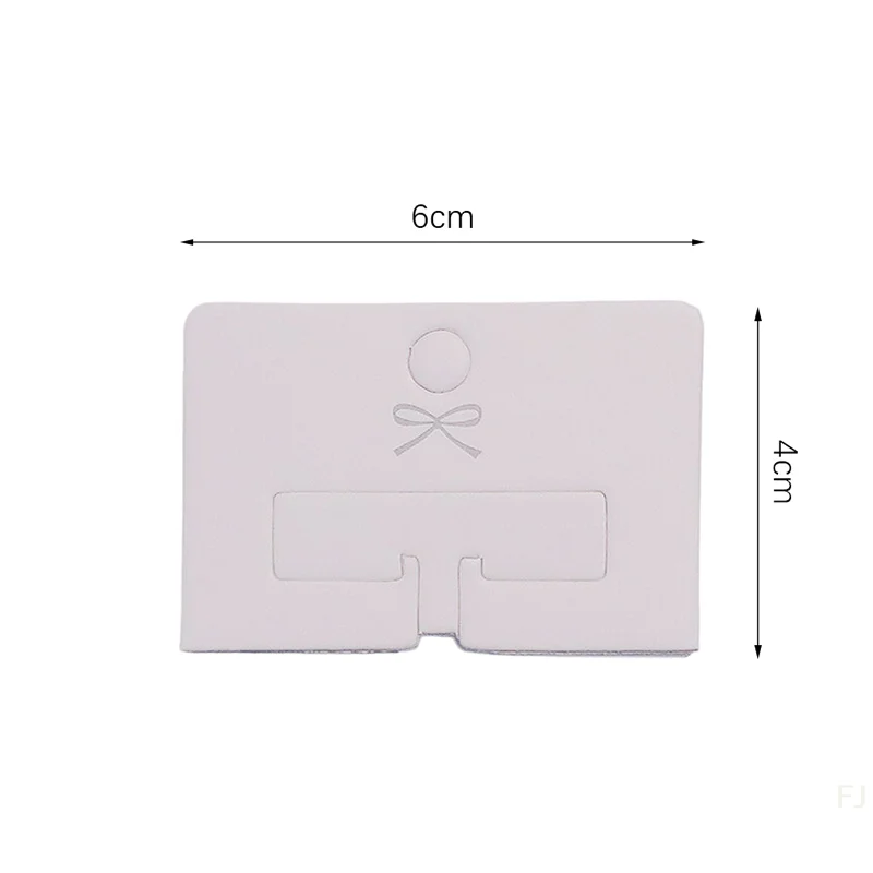 50Pcs Basic Hairpin Presentation Cards, Hair Accessory Display Tags, Simple Hair Clip Packaging Paper Boards