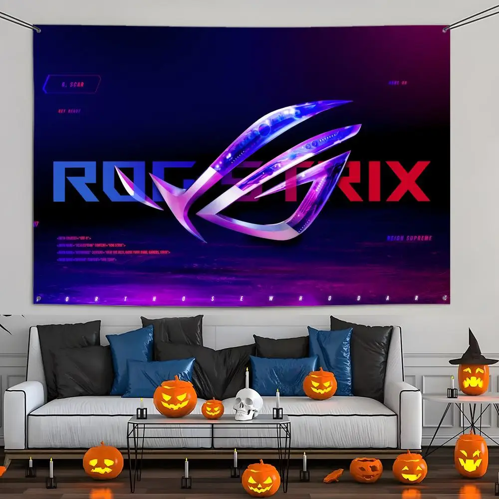 Logo A-ASUS R-ROG Flaggen Wandbehang Wandteppich Outdoor Dekorative Flagge Hintergrunddecke