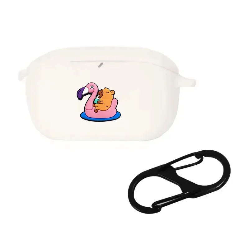 Animal Capybara Earphone Case for JBL Wave 100 TWS / Wave Buds Silicone Blutooth Earbuds Charging Box Protective Cover view 2