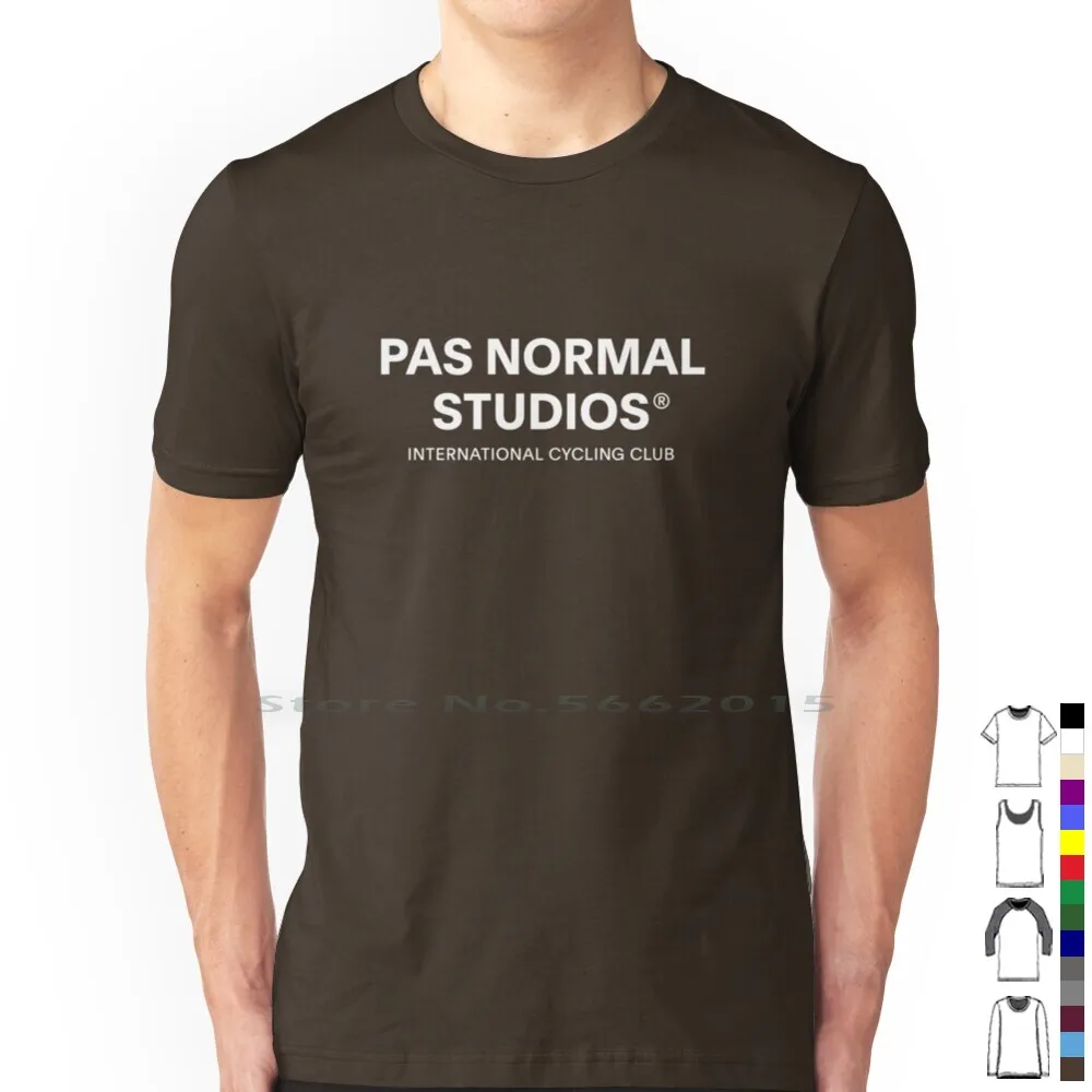 Pas Normal Studios White Logo 100% Cotton T Shirt Pns Cycling Pas Normal Studios Tee Short Sleeve Long Sleeve Gift