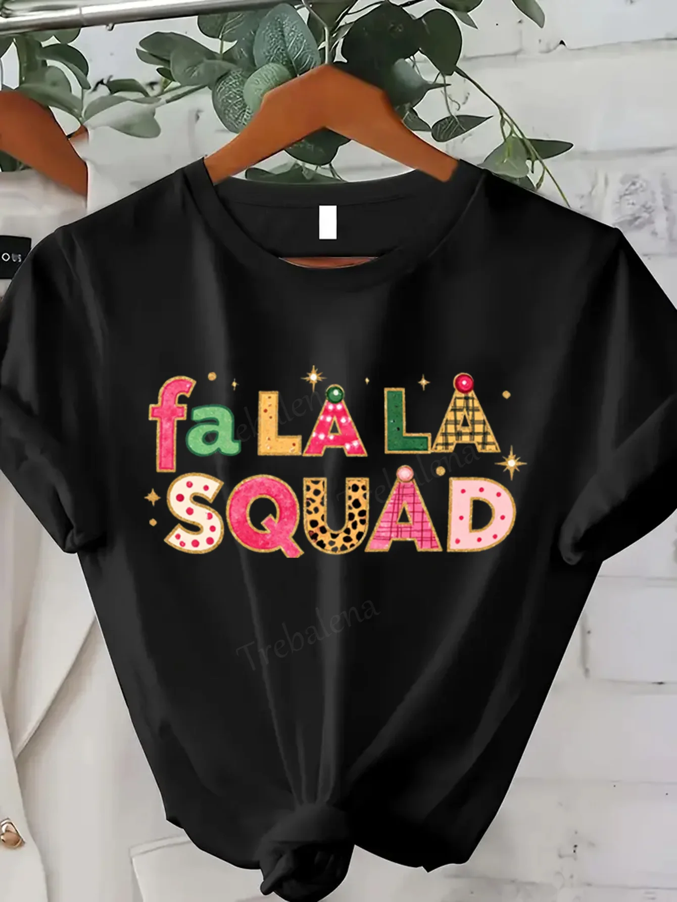 Women T-Shirt Fa La… - image