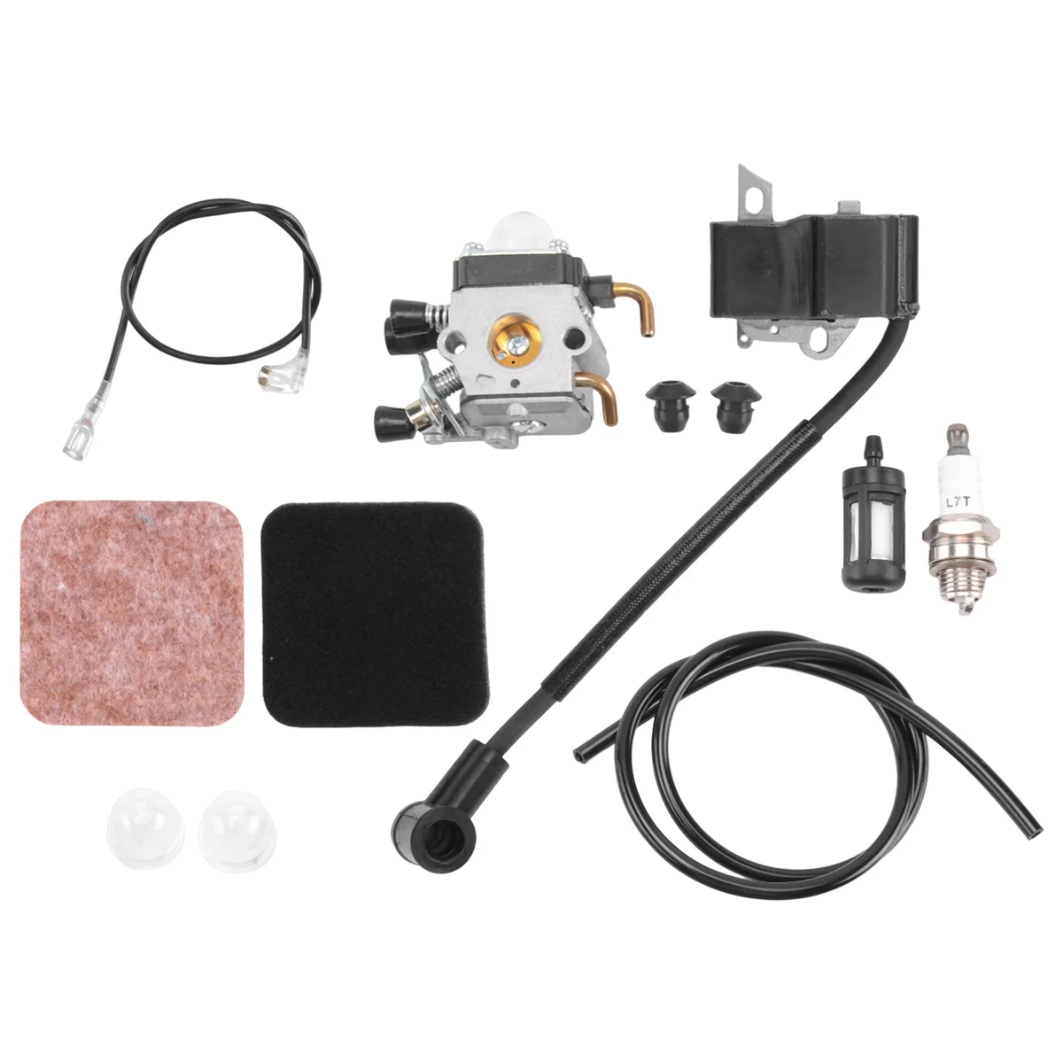 Ignition Coil Carburetor Kit for STIHL Fs80R Fs85 Fs80 Hs80 Ht75 Hs75 Hs85 Km85 Carburetor