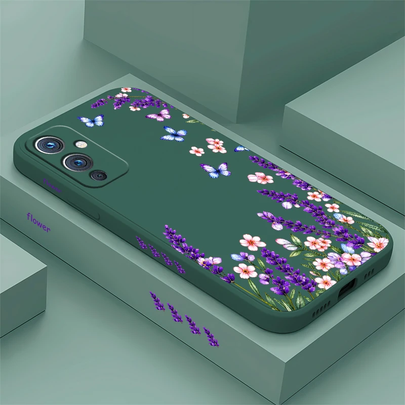 Butterfly Flowers Printing Phone Case For Oneplus 9 8 Pro 8T Nord N20 Drop Resistant Soft Silicone Protective Cover Carcasas