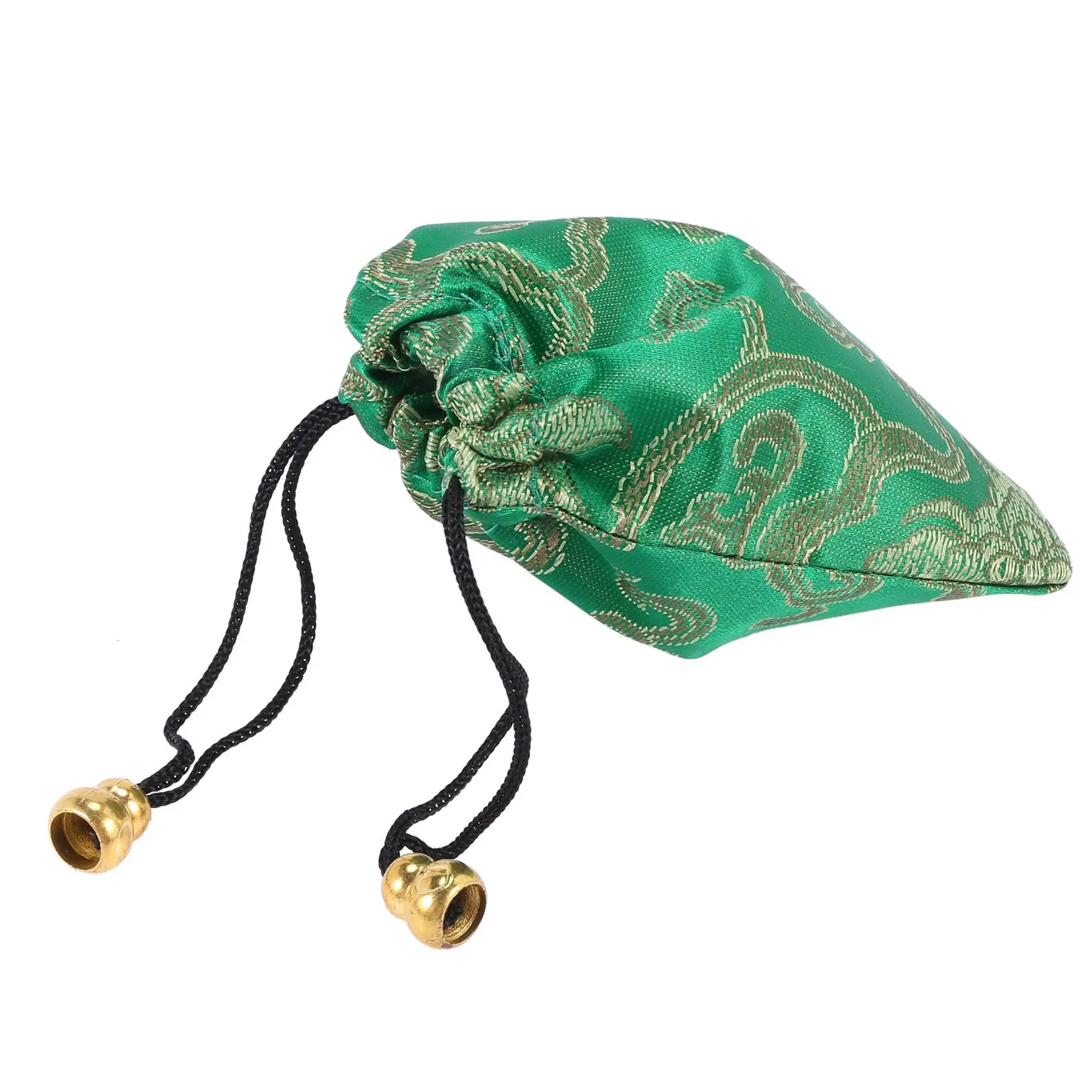 ABUH-48Pcs Silk Brocade Jewelry Pouch Bag, Drawstring Coin Purse,Gift Bag Value Set