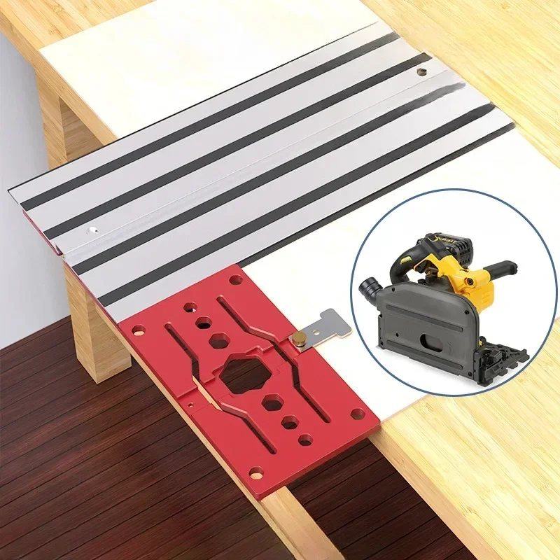 Electric Circular Saw Guide Plate Engraving Machineboard Opening Assistance Compatible with DW Electric Circular Saw 340MM Long