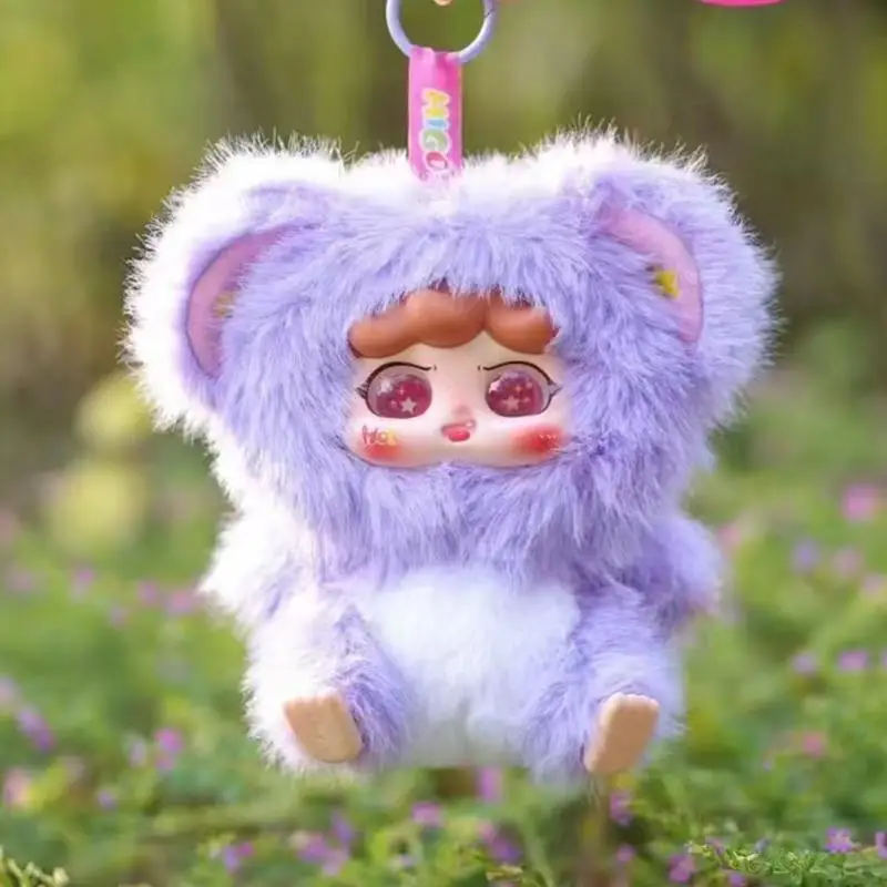 Baby Drie Migo Forest Garden Game Series Blind Box Toy Kawaii Action Figure Decoratie Model Pop Hanger Meisje Verrast Geschenken